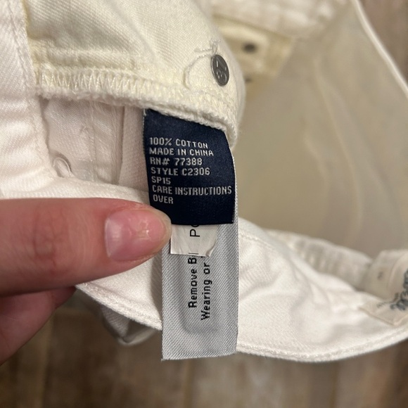 Madewell Patch & Repair High Rise Denim Shorts 24 - Picture 4 of 7